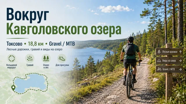 Обложка маршрута «Вокруг кавголовского озера»
